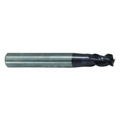 7mm Dia. - 58mm OAL - 45° Helix Firex Carbide End Mill - 3 FL - Americas Industrial Supply