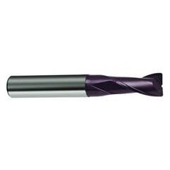 20mm Dia. x 104mm Overall Length 2-Flute Square End Solid Carbide SE End Mill-Round Shank-Center Cut-Firex - Americas Industrial Supply