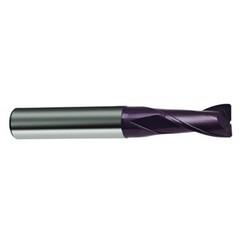 20mm Dia. x 104mm Overall Length 2-Flute Square End Solid Carbide SE End Mill-Round Shank-Center Cut-Firex - Americas Industrial Supply