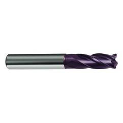1 Dia. x 4 Overall Length 6-Flute Square End Solid Carbide SE End Mill-Round Shank-Center Cut-Firex - Americas Industrial Supply