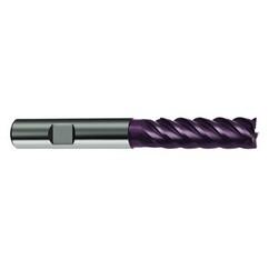 4mm Dia. - 65mm OAL - 5 FL Variable Helix Firex Carbide End Mill - Americas Industrial Supply
