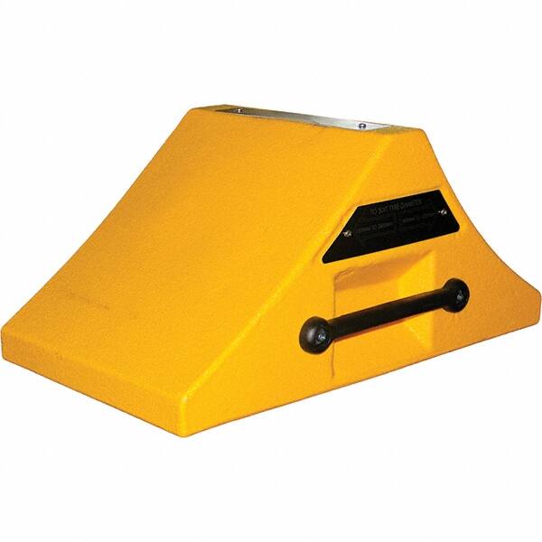 AME International - Wheel Chocks Width (Inch): 12-3/4 Height (Inch): 13-1/2 - Americas Industrial Supply