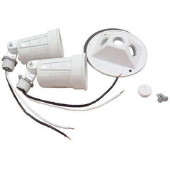 Hubbell-Raco - Weatherproof Box Covers Cover Shape: Round Number of Holes in Outlet: 3 - Americas Industrial Supply