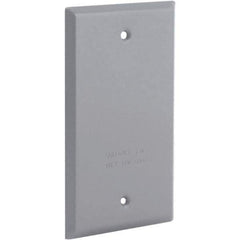 Hubbell-Raco - Weatherproof Box Covers Cover Shape: Rectangle Number of Holes in Outlet: 0 - Americas Industrial Supply