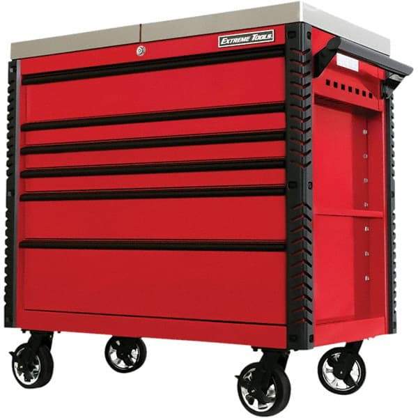 EXTREME TOOLS - Tool Storage Carts Type: Tool Cart Number of Drawers: 6 - Americas Industrial Supply