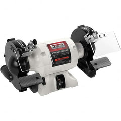 Jet - Bench Grinders & Buffers Machine Type: Bench Grinder Wheel Diameter (Inch): Accepts 8 - Americas Industrial Supply