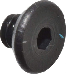 Value Collection - #2-56 UNC Hex Socket Drive, Flat Screw - Alloy Steel, Black Oxide Finish, Fully Threaded, 1/8" OAL - Americas Industrial Supply
