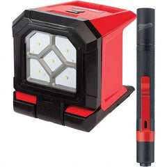 Milwaukee Tool - Cordless Work Lights Voltage: 18 Run Time: Up to 20 hours - Americas Industrial Supply