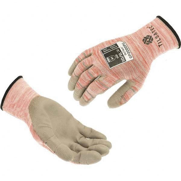 Tilsatec - Size XS (6), ANSI Cut Lvl A1, Puncture Lvl 2, Abrasion Lvl 4, Polyurethane Coated Cut & Puncture Resistant Gloves - Americas Industrial Supply