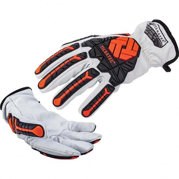 Tilsatec - Size M (8), ANSI Cut Lvl A6, ANSI Puncture Lvl 4, ANSI Abrasion Lvl 5, Cut & Puncture Resistant Gloves - Americas Industrial Supply