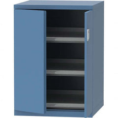 LISTA - 45 Compartment Bright Blue Steel Modular Storage Cabinet - Americas Industrial Supply