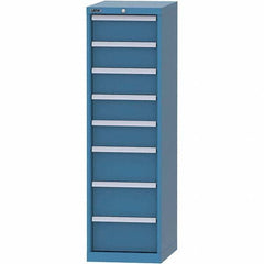LISTA - 8 Drawer, 216 Compartment Bright Blue Steel Modular Storage Cabinet - Americas Industrial Supply