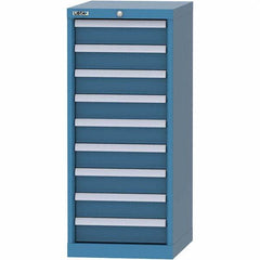 LISTA - 9 Drawer, 216 Compartment Bright Blue Steel Modular Storage Cabinet - Americas Industrial Supply