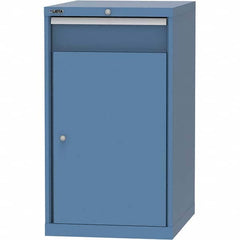 LISTA - 1 Drawer, 99 Compartment Bright Blue Steel Modular Storage Cabinet - Americas Industrial Supply
