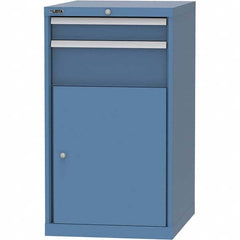 LISTA - 4 Drawer, 99 Compartment Bright Blue Steel Modular Storage Cabinet - Americas Industrial Supply