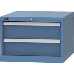 LISTA - 1 Drawer, 99 Compartment Bright Blue Steel Modular Storage Cabinet - Americas Industrial Supply