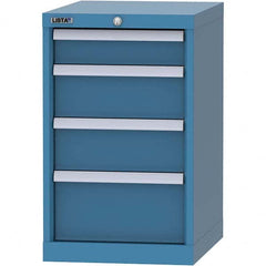 LISTA - 4 Drawer, 216 Compartment Bright Blue Steel Modular Storage Cabinet - Americas Industrial Supply