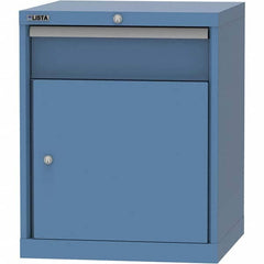 LISTA - 1 Drawer, 84 Compartment Bright Blue Steel Modular Storage Cabinet - Americas Industrial Supply