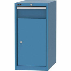 LISTA - 1 Drawer, 45 Compartment Bright Blue Steel Modular Storage Cabinet - Americas Industrial Supply