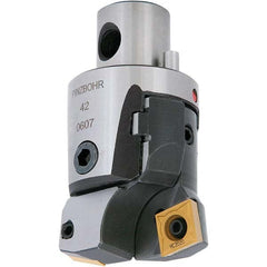 Techniks - Size D54, 2.48" Min Diam, Right Hand Modular Boring Cutting Unit Head - Americas Industrial Supply