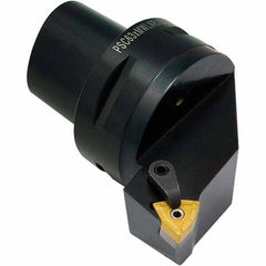 Techniks - Size C6 65mm External Left Hand Modular Turning & Profiling Cutting Unit Head - Americas Industrial Supply