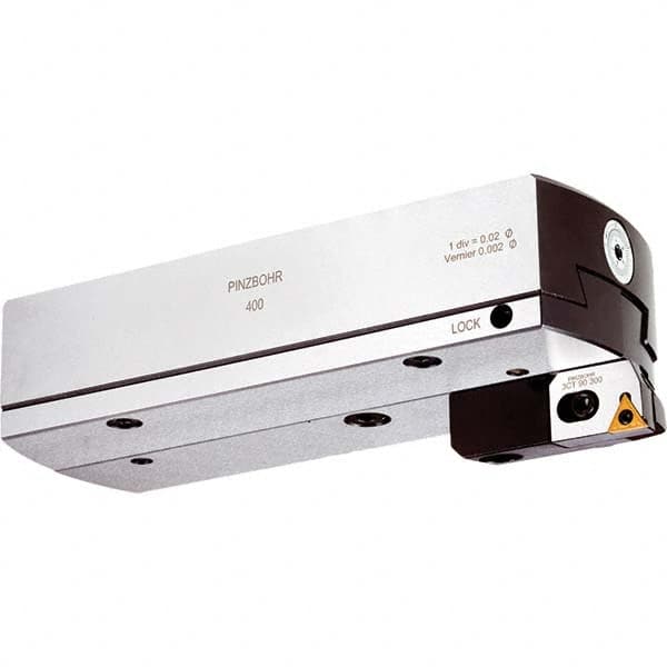Techniks - Size A400, 11.417" Min Diam, Right Hand Modular Boring Cutting Unit Head - Americas Industrial Supply