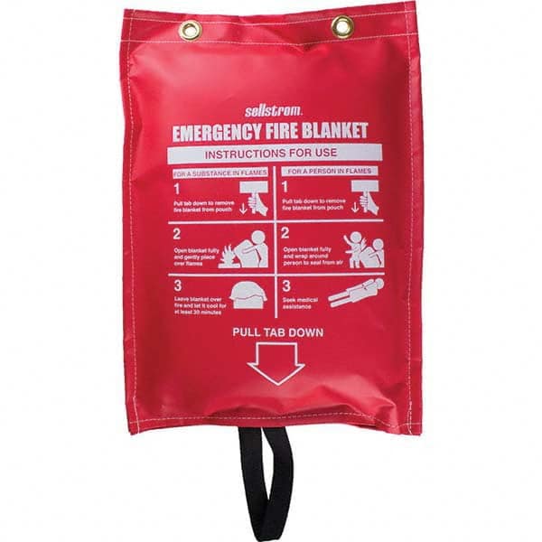 Sellstrom - Emergency & Rescue Blankets Type: Fire Blanket Material: Fiberglass - Americas Industrial Supply