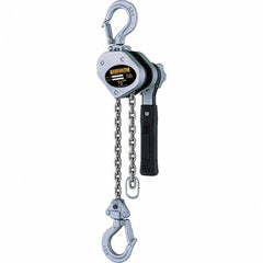 Harrington Hoist - 1,000 Lb Capacity, 5' Lift Height, Chain Mini Lever Manual Hoist - Americas Industrial Supply