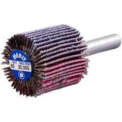 Merit Abrasives - Mounted Flap Wheels Abrasive Type: Coated Outside Diameter (Inch): 1 - Americas Industrial Supply