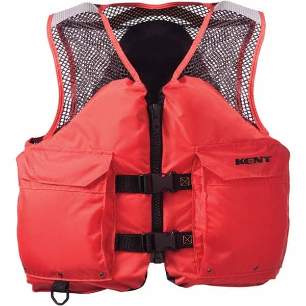 Kent - Life Jackets & Vests Type: Mest Deluxe Vest Size: Large - Americas Industrial Supply