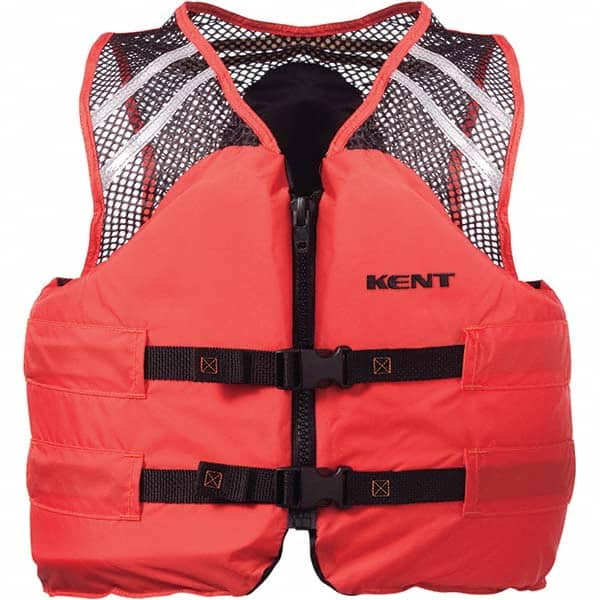 Kent - Life Jackets & Vests Type: Mesh Vest Size: Large - Americas Industrial Supply