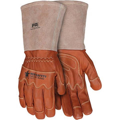 MCR Safety - Size XL Leather or Synthetic Leather General Protection Work Gloves - Americas Industrial Supply