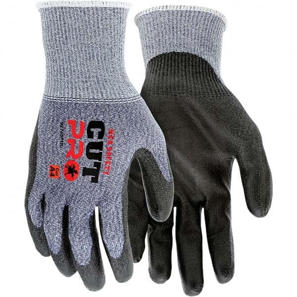 MCR Safety - Size XL, ANSI Cut Lvl A4, Puncture Lvl 3, Polyurethane Coated Cut & Puncture Resistant Gloves - Americas Industrial Supply