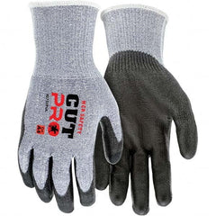 MCR Safety - Size M, ANSI Cut Lvl A4, Polyurethane Coated Cut Resistant Gloves - Americas Industrial Supply