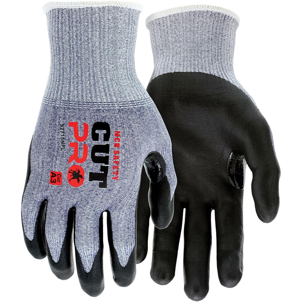MCR Safety - Size S, ANSI Cut Lvl A3, Puncture Lvl 4, Abrasion Lvl 4, Nitrile Coated Cut & Puncture Resistant Gloves - Americas Industrial Supply