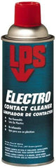 LPS - 14 Ounce Aerosol Contact Cleaner - 22 kV Dielectric Strength, Nonflammable, Plastic Safe - Americas Industrial Supply