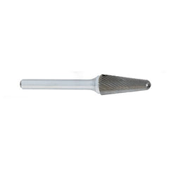 ‎SL-1 -1/4 × 5/8 LOC × 1/4 Shank × 2 OAL 14 Degree Included Angle Carbide Medium Right Hand Spiral Burr - Americas Industrial Supply