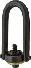 Jergens - 2,500 Lb Load Capacity Safety Engineered Center Pull Hoist Ring - 28 Ft/Lb Torque, 1/2 - 13 Thread, Alloy Steel - Americas Industrial Supply