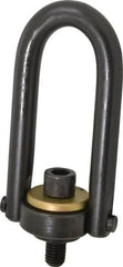 Jergens - 4,000 Lb Load Capacity Safety Engineered Center Pull Hoist Ring - 60 Ft/Lb Torque, 5/8 - 11 Thread, Alloy Steel - Americas Industrial Supply