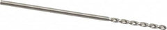 Guhring - 1mm 130° High Speed Steel Jobber Drill - Bright Finish, Right Hand Cut, Parabolic Flute, Straight Shank, 1-11/32" OAL, Standard Point - Americas Industrial Supply