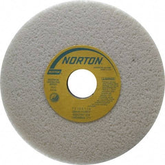 Norton - 7" Diam x 1-1/4" Hole x 1/2" Thick, H Hardness, 46 Grit Surface Grinding Wheel - Aluminum Oxide, Type 1, Coarse Grade, 3,600 Max RPM, Vitrified Bond, No Recess - Americas Industrial Supply