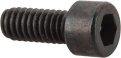 Made in USA - #1-72 UNF Hex Socket Drive, Socket Cap Screw - Alloy Steel, Black Oxide Finish, Fully Threaded, 3/16" Length Under Head - Americas Industrial Supply