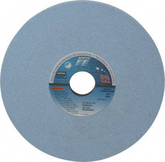 Norton - 8" Diam x 1-1/4" Hole x 1/2" Thick, I Hardness, 60 Grit Surface Grinding Wheel - Ceramic, Type 1, Medium Grade, 3,600 Max RPM, Vitrified Bond, No Recess - Americas Industrial Supply