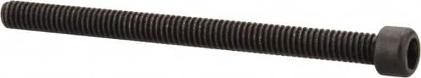 Value Collection - #1-72 UNF Hex Socket Drive, Socket Cap Screw - Alloy Steel, Black Oxide Finish, Partially Threaded, 1" Length Under Head - Americas Industrial Supply