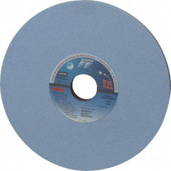 Norton - 8" Diam x 1-1/4" Hole x 1/2" Thick, K Hardness, 80 Grit Surface Grinding Wheel - Ceramic, Type 1, Medium Grade, 3,600 Max RPM, Vitrified Bond, No Recess - Americas Industrial Supply