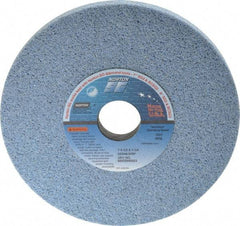 Norton - 7" Diam x 1-1/4" Hole x 1/2" Thick, I Hardness, 46 Grit Surface Grinding Wheel - Ceramic, Type 1, Coarse Grade, 3,600 Max RPM, Vitrified Bond, No Recess - Americas Industrial Supply