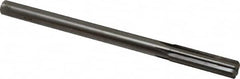 Made in USA - 0.614" Carbide-Tipped 6 Flute Chucking Reamer - Straight Flute, 9/16" Straight Shank, 2-1/4" Flute Length, 9" OAL - Americas Industrial Supply