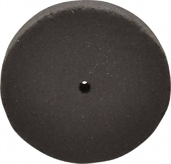 Cratex - 1" Diam x 1/16" Hole x 1/8" Thick, Surface Grinding Wheel - Silicon Carbide, Medium Grade, 25,000 Max RPM, Rubber Bond, No Recess - Americas Industrial Supply