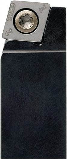 Seco - SCRC, Right Hand Cut, 75° Lead Angle, 1/2" Shank Height x 1/2" Shank Width, Neutral Rake Indexable Turning Toolholder - 3-1/2" OAL, CCMT 32.52 Insert Compatibility, Series Multi-Directional Turning (MDT) - Americas Industrial Supply