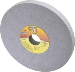 Norton - 8" Diam x 1-1/4" Hole x 3/4" Thick, H Hardness, 60 Grit Surface Grinding Wheel - Aluminum Oxide, Type 1, Medium Grade, 3,600 Max RPM, Vitrified Bond, No Recess - Americas Industrial Supply